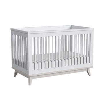 Eastern Shore Rowan Cottage Crib in Ash Linen White, , large