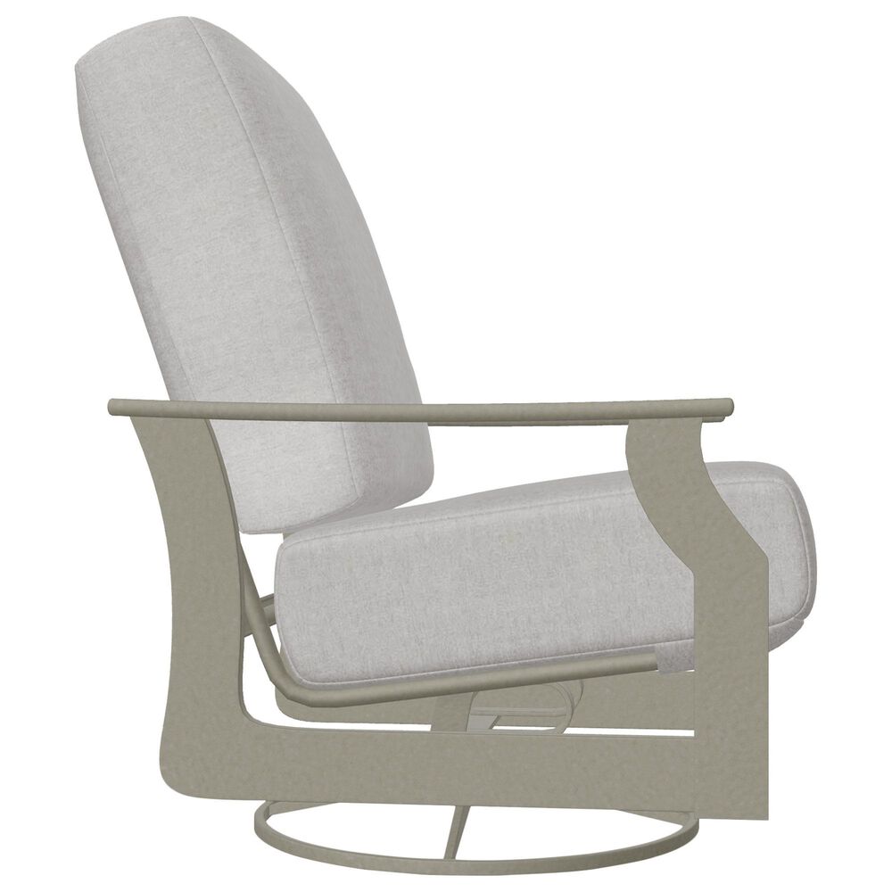 Telescope St. Catherine Swivel Rocker with Charter Silk Cushion in Storm, , large