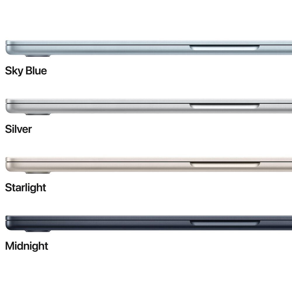 Apple MacBook Air 15-inch Laptop M4 chip - 10 Core CPU - 10 Core GPU - 16GB Memory - 256GB SSD - Silver &#40;Latest Model&#41;, , large