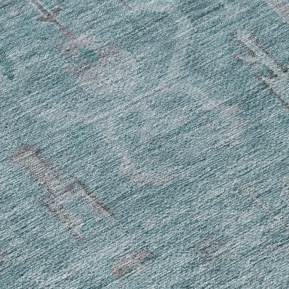 Dalyn Rug Company Solace SL11 8&#39; Round Aqua Area Rug, , large