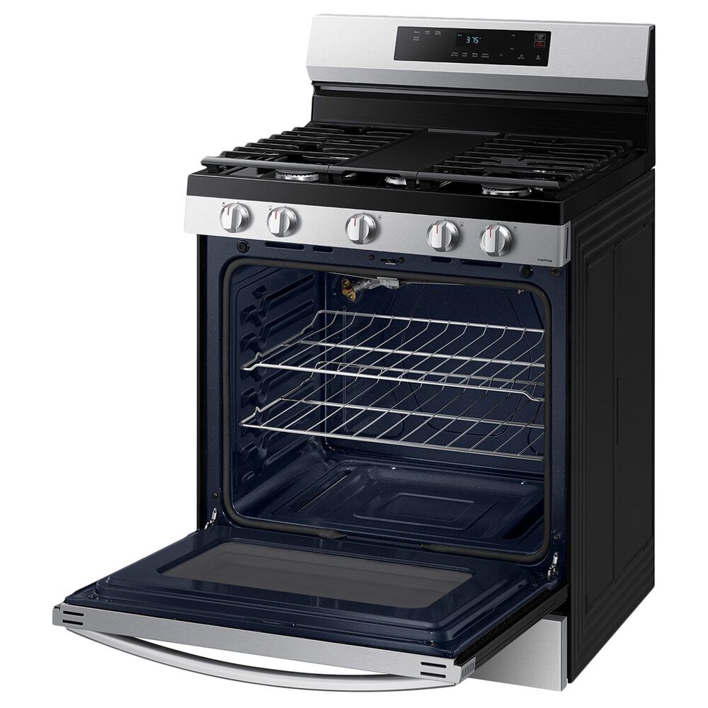 Samsung 6 Cu. Ft. Freestanding Gas Range with Integrated Griddle in Stainless Steel, , large