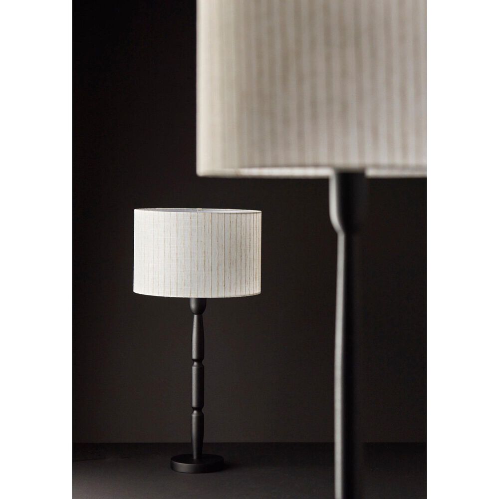 Adesso Nige Table Lamp in Black, , large