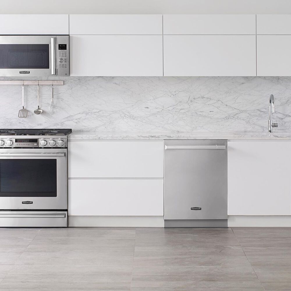 Signature Kitchen Suite 24&quot; Top Control Built-In Dishwasher with Steam in Stainless Steel, , large