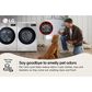 LG 7.4 Cu. Ft. Smart Front Load Electric Dryer with AI Sensor Dry in Alphine White, , large
