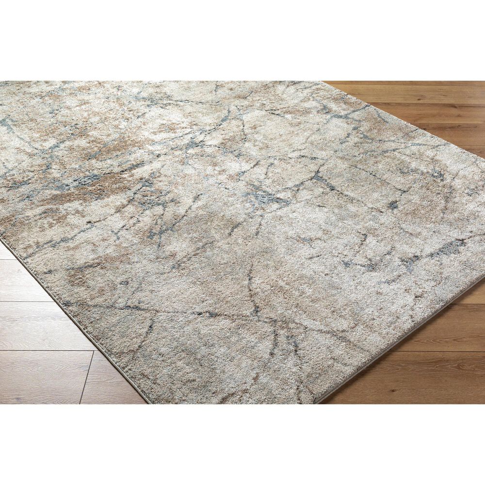 Surya Avellino 9&#39;2&quot; x 12&#39; Light Beige, Light Gray, Pale Blue, Tan, Gray, Deep Teal and Light Olive Area Rug, , large