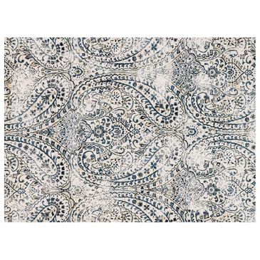 Loloi Torrance TC-02 6"7" x 9"2" Ivory/Indigo Area Rug, , large