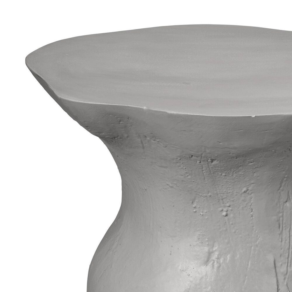 Splendor Living Ridgefield Fiber Glass Indoor/Outdoor Side Table in Cement Rustic, , large