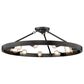 Golden Lighting Castile 9-Light Semi Flush in Matte Black, , large