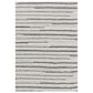 Radici USA Bellissima Striped White 6" x 9" Area Rug, , large