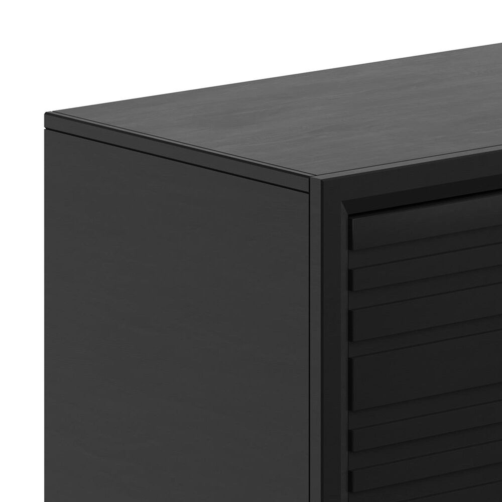 Endress International Malibu 95" Fireplace TV Stand in Moody Black, , large