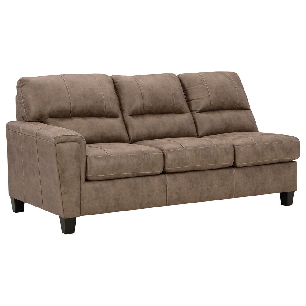 Ashley Navi 2-Piece Stationary Sectional in Fossil, , large