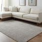 Surya Masterpiece Light Gray and Medium Gray 7"10" x 10"2" Area Rug, , large