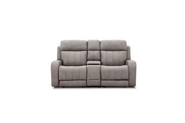MotoMotion Power Reclining Console Loveseat with Audio in Capriccio Dove, , large