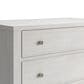 Vantage Mezzanine Queen Upholstered Wingback Bed with 2 Nightstands in Dove Gray, , large