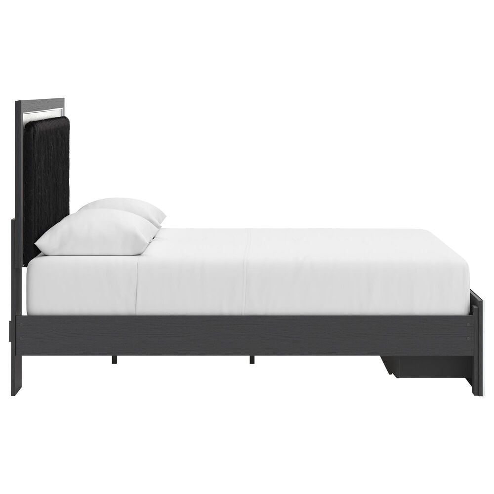 Ashley Zuraleus 3-Piece Queen Storage Bedroom Set in Matte Black, , large