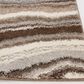 Central Oriental Structures Torrent Arette 5" x 7"6" Cloud and Multicolor Area Rug, , large
