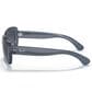 Ray-Ban Jackie Ohh Sunglasses with Blue Lenses in Polished Transparent Blue, , large