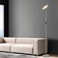 Cal Lighting Christi Integrated LED Floor Lamp in Brushed Steel, , large