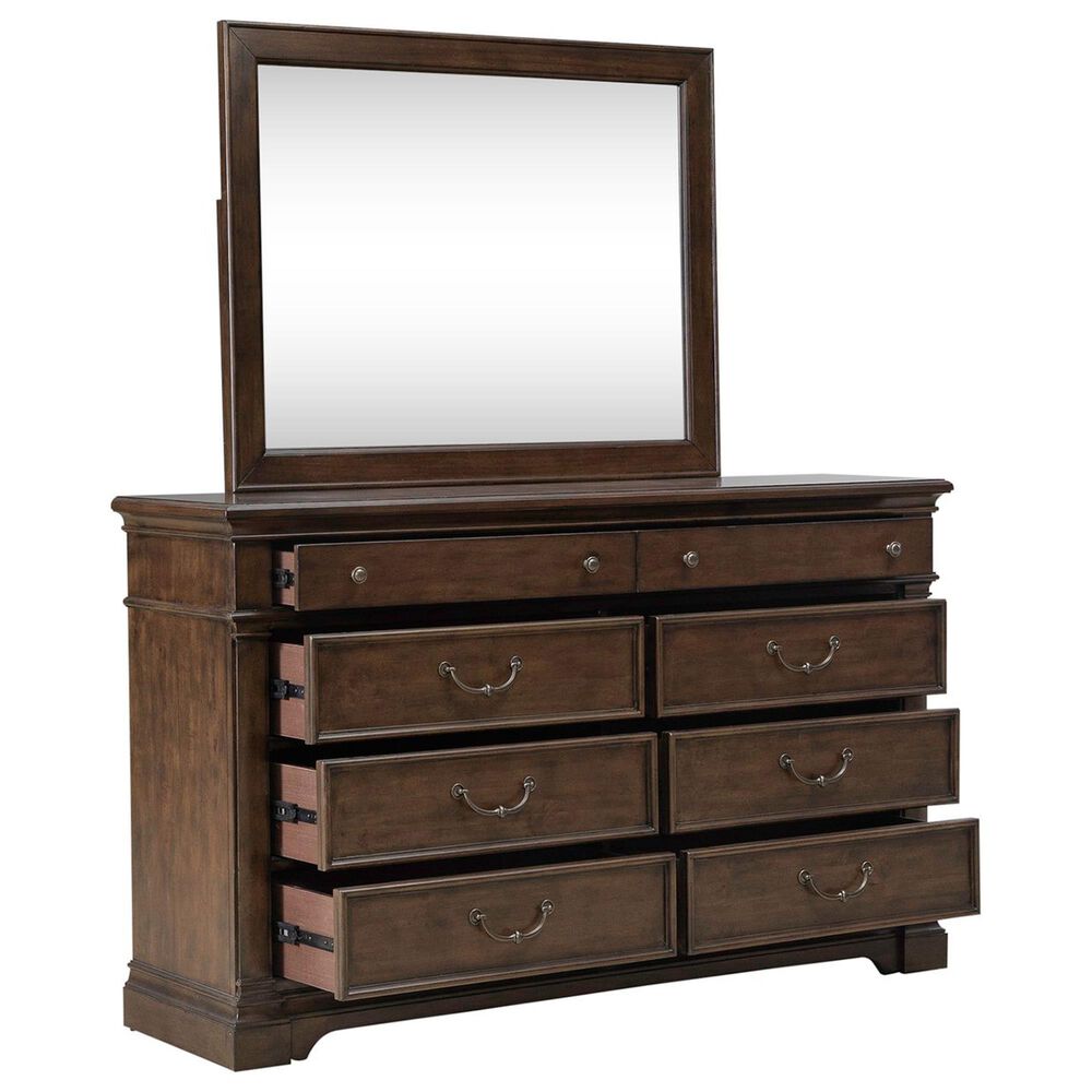 Liberty Furniture Arden Road 5-Piece King Bedroom Set in Satin Cherry, , large