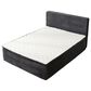 HOMLUX Plush Full Mattress with Grey Headboard, , large