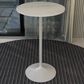 Leisuremod LeisureMod Verve Collection Modern Bar Height Table White Base with 27 Round Marble White Sintered Stone Top, , large