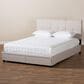Baxton Studio Netti Queen Storage Bed with Beige Upholstered in Black, , large