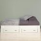 Sauder Beginnings Twin Platform Bed in White, , large