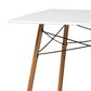 Baxton Studio Wayne 5-Piece Dining Set in White, , large