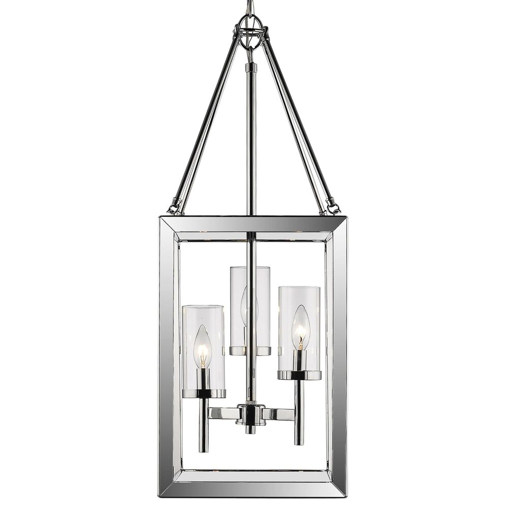Golden Lighting Smyth 3-Light Pendant in Chrome, , large