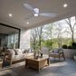Minka-Aire Ventiara 52" LED Flush Mount Indoor/Outdoor Ceiling Fan in Flat White, , large