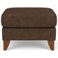 Flexsteel Jupiter Ottoman in Brown Espresso, , large