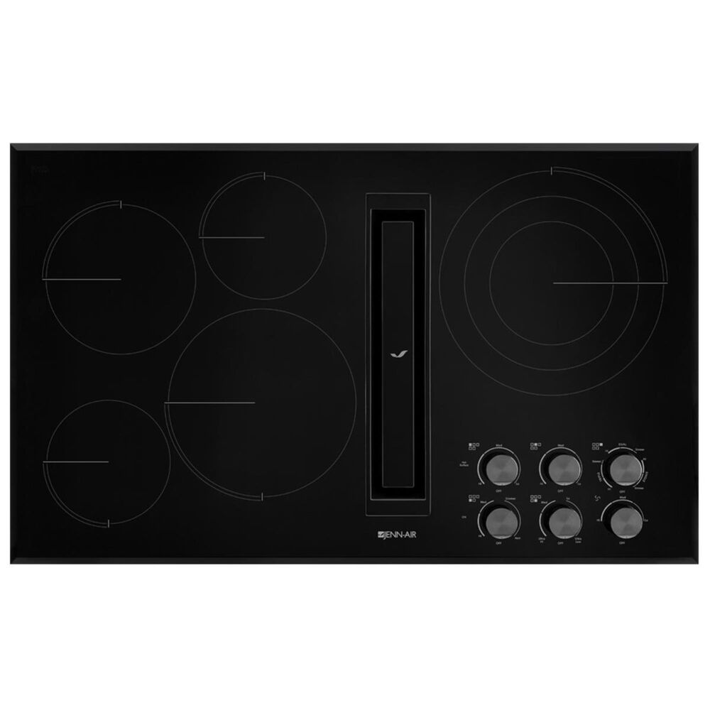 JennAir 36&quot; JX3 Electric Downdraft Cooktop in Black, , large