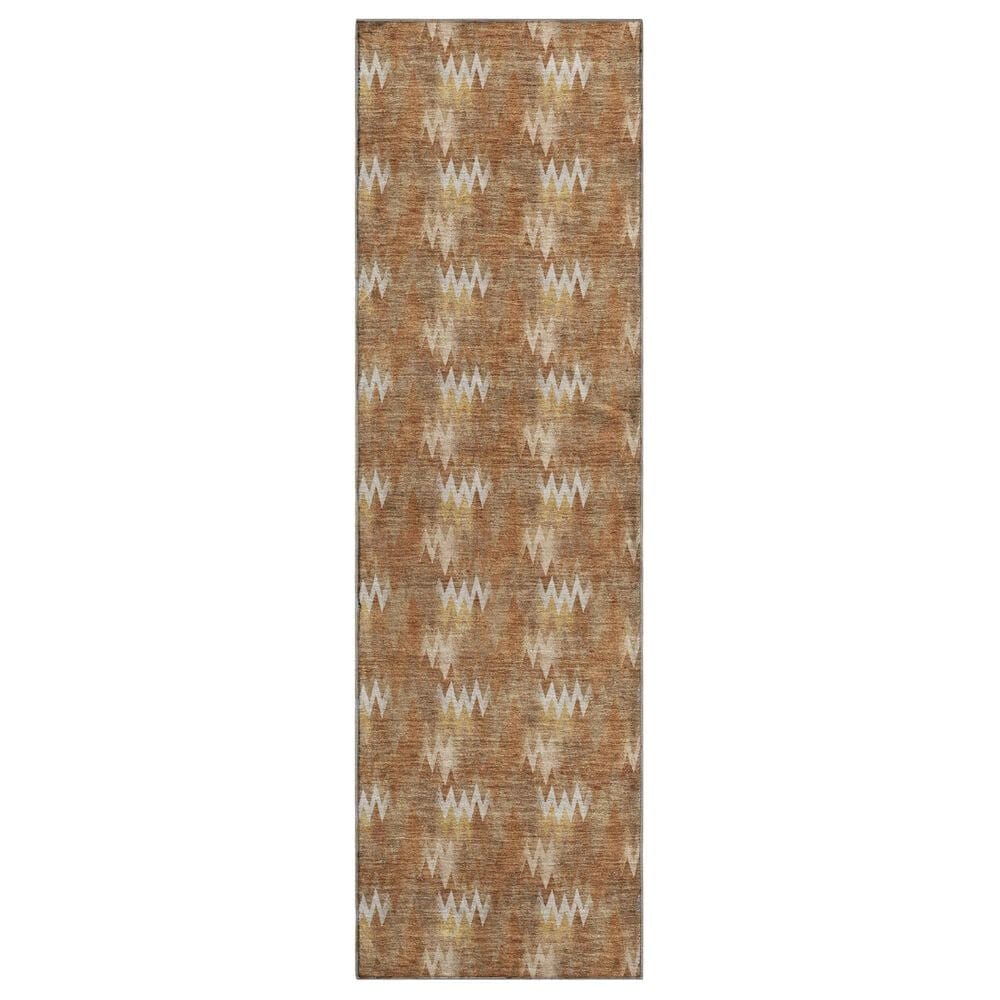 Dalyn Rug Company Soft Essentials Chevron Paprika 2"3" x 7"6" Runner, , large