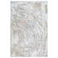 Surya Brunswick Cream, Taupe, Tan, Light Slate, Blue and Gray 12" x 15" Area Rug, , large