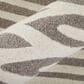 Feizy Kimball Taupe and Ivory 5" x 8" Area Rug, , large