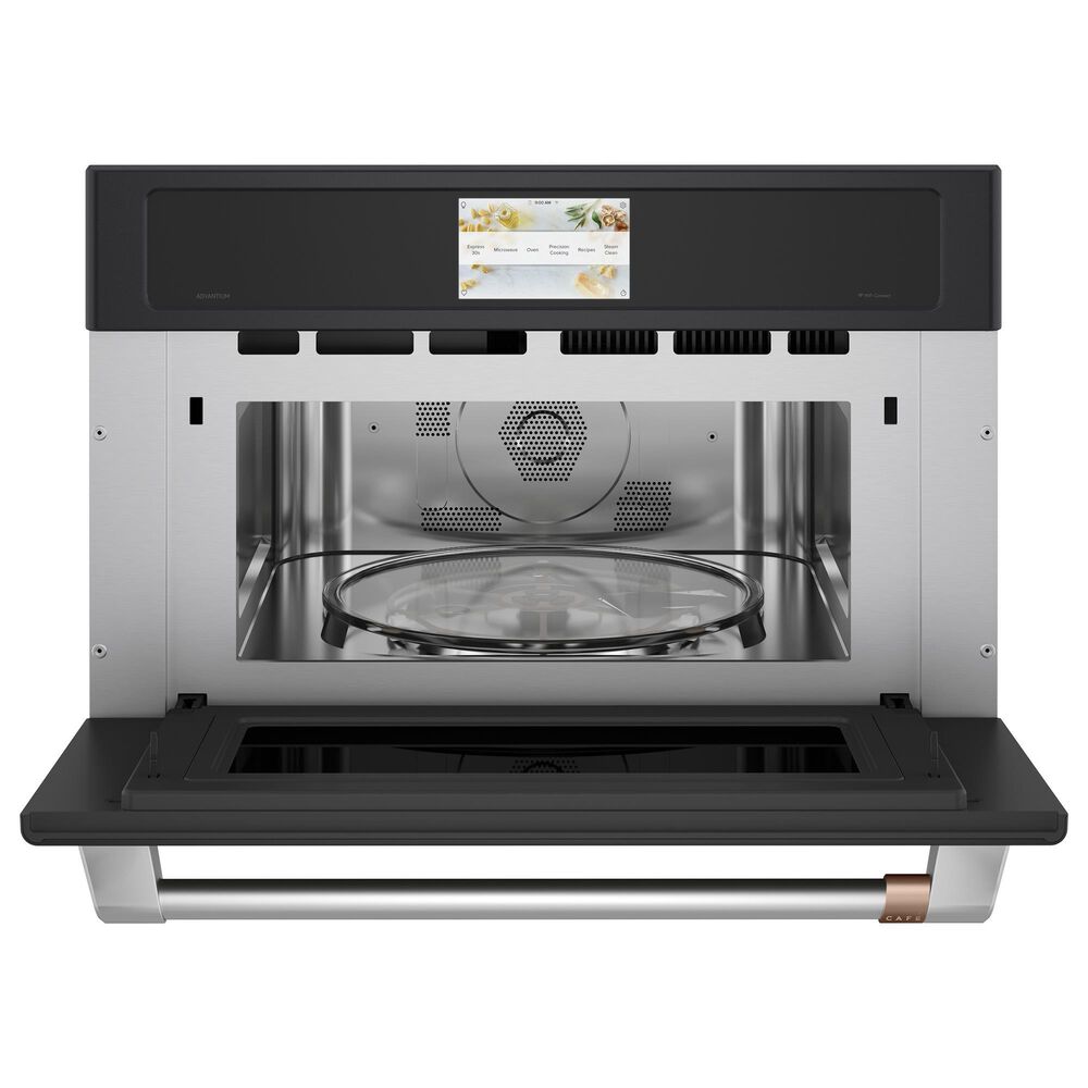 Cafe 1.7 Cu. Ft. 30&quot; Built-In Smart Microwave Oven with 120V Advantium Technology in Matte Black, , large