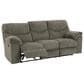 Ashley Alphons Manual Reclining Sofa in Putty, , large
