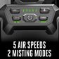 EGO 18-in 56-Volt 5-Speed High Velocity Indoor/Outdoor Grey Misting Floor Fan (Battery and Charger Not Included), , large