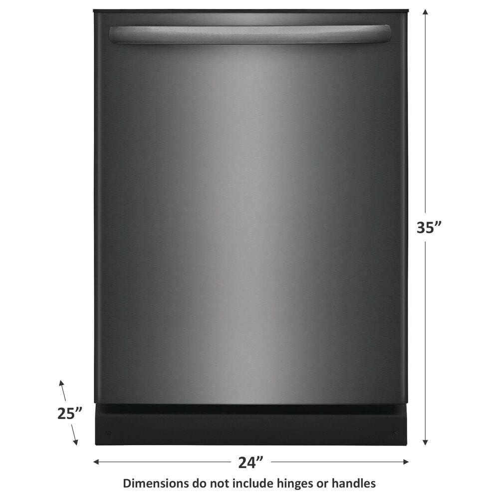 Frigidaire 24&quot; Built-In Dishwasher with DishSense and MaxDry in Black Stainless Steel, , large