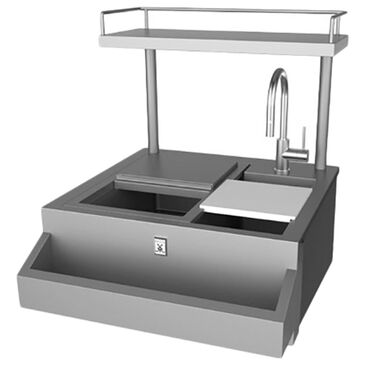 Hestan 30" Outdoor Refreshment Center in Stainless Steel, , large