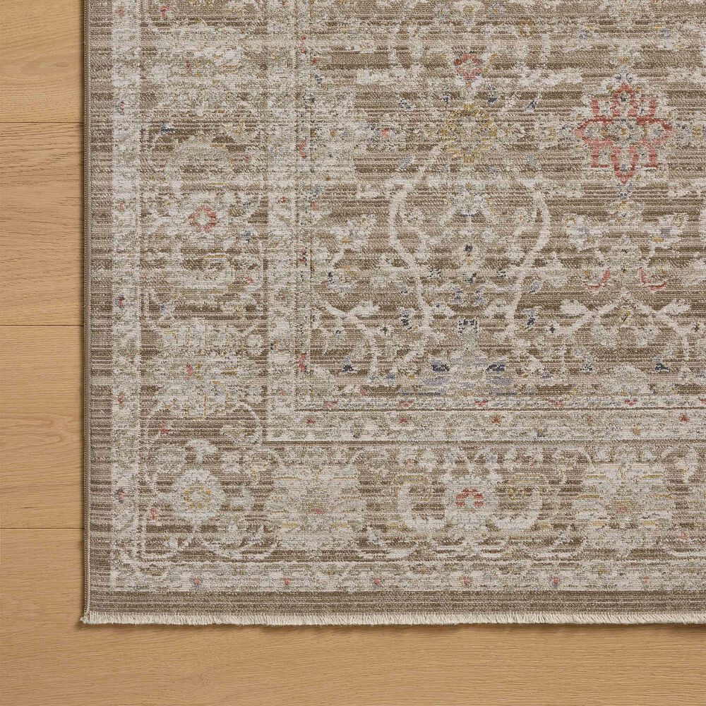 Loloi II Ida 2&#39;7&quot; x 8&#39; Bark and Multicolor Runner, , large
