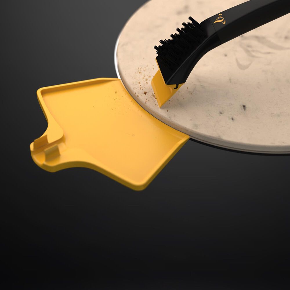 Halo Grills Pizza Stone Cleaning Kit in Yellow and Black, , large