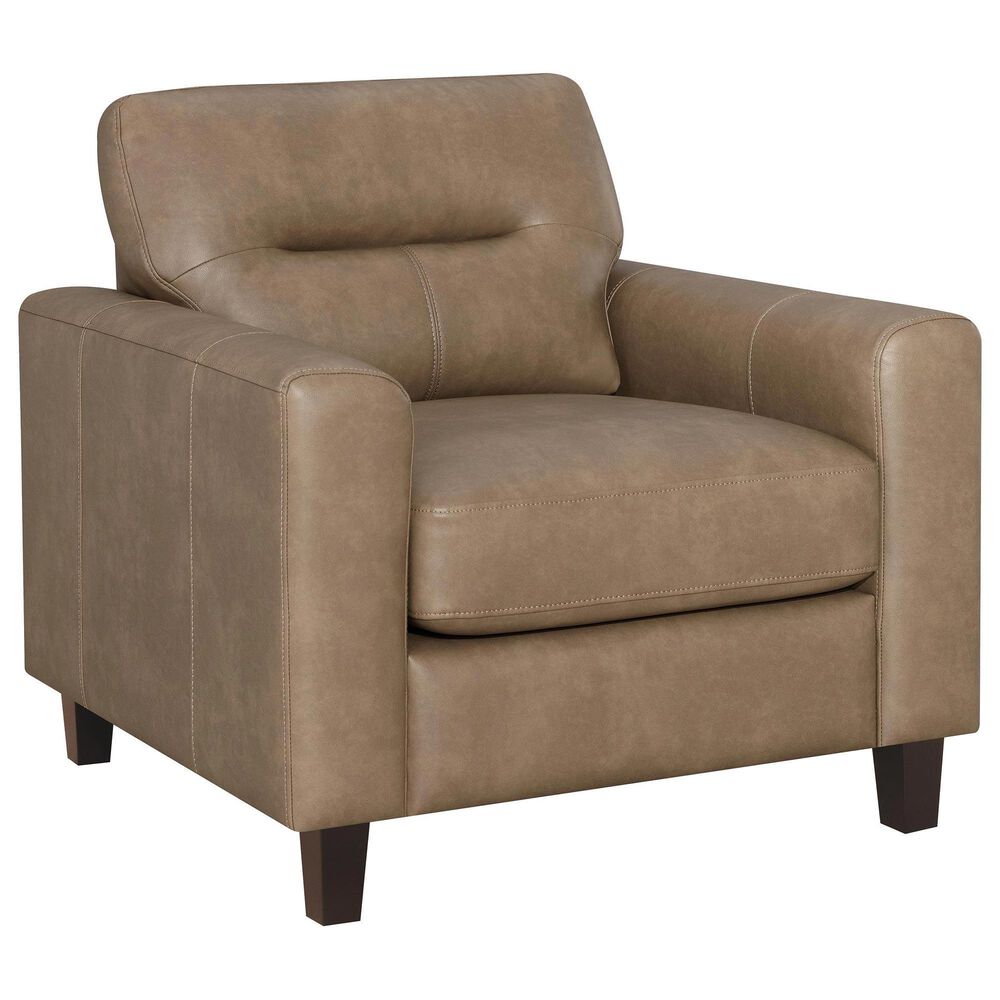 Coaster Scotland Accent Arm Chair in Brown, , large