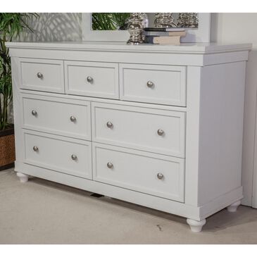 Signature Design by Ashley Grantoni 7-Drawer Dresser in White, , large