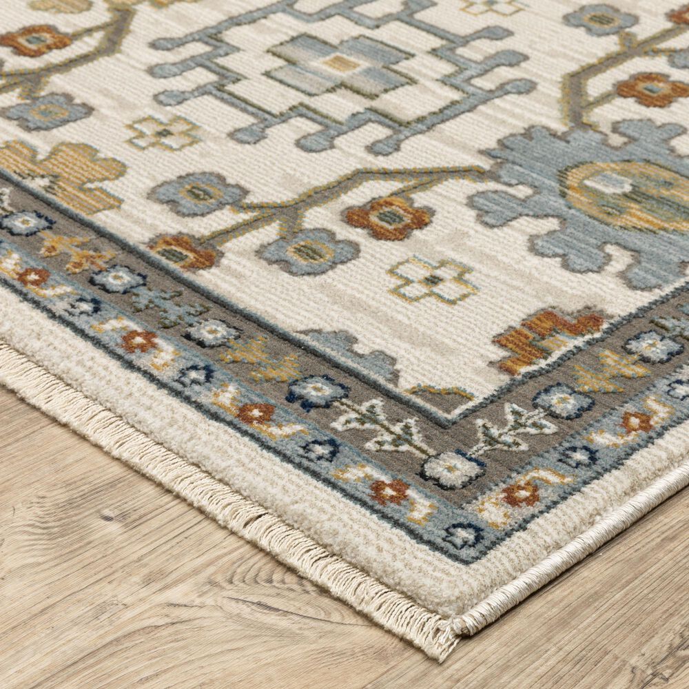 Oriental Weavers Keira Ivory and Multicolor 2&#39;3&quot; x 7&#39;6&quot; Runner, , large