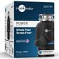 InSinkerator Power 3/4 HP Garbage Disposal in Black, , large