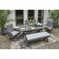 Ashley Elite Park Patio Dining Table in Powder Coated, , large