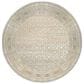Radici USA Davide Southwestern 5"3" Round Beige Area Rug, , large