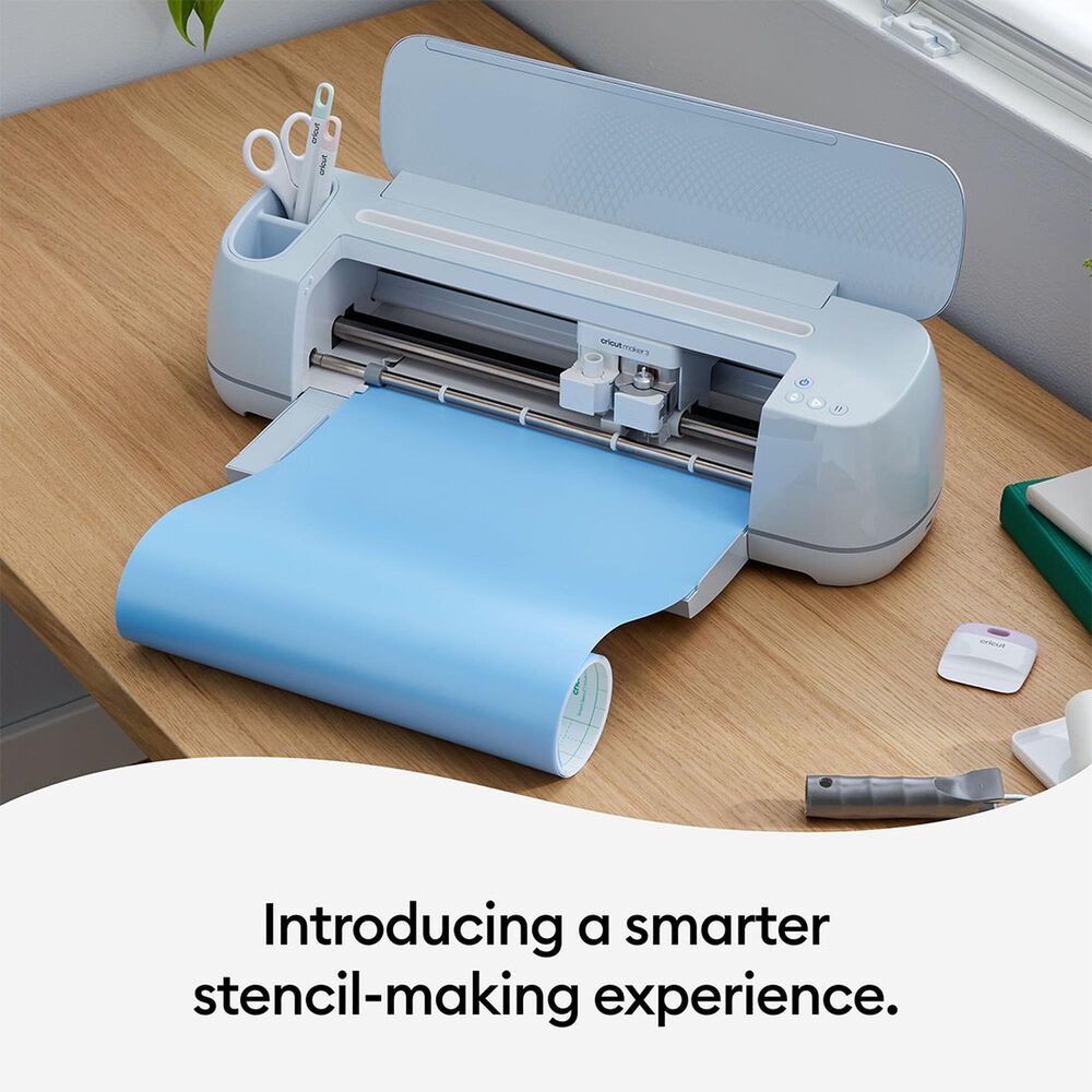 Cricut 3&quot; Smart Stencil in Translucent Blue, , large
