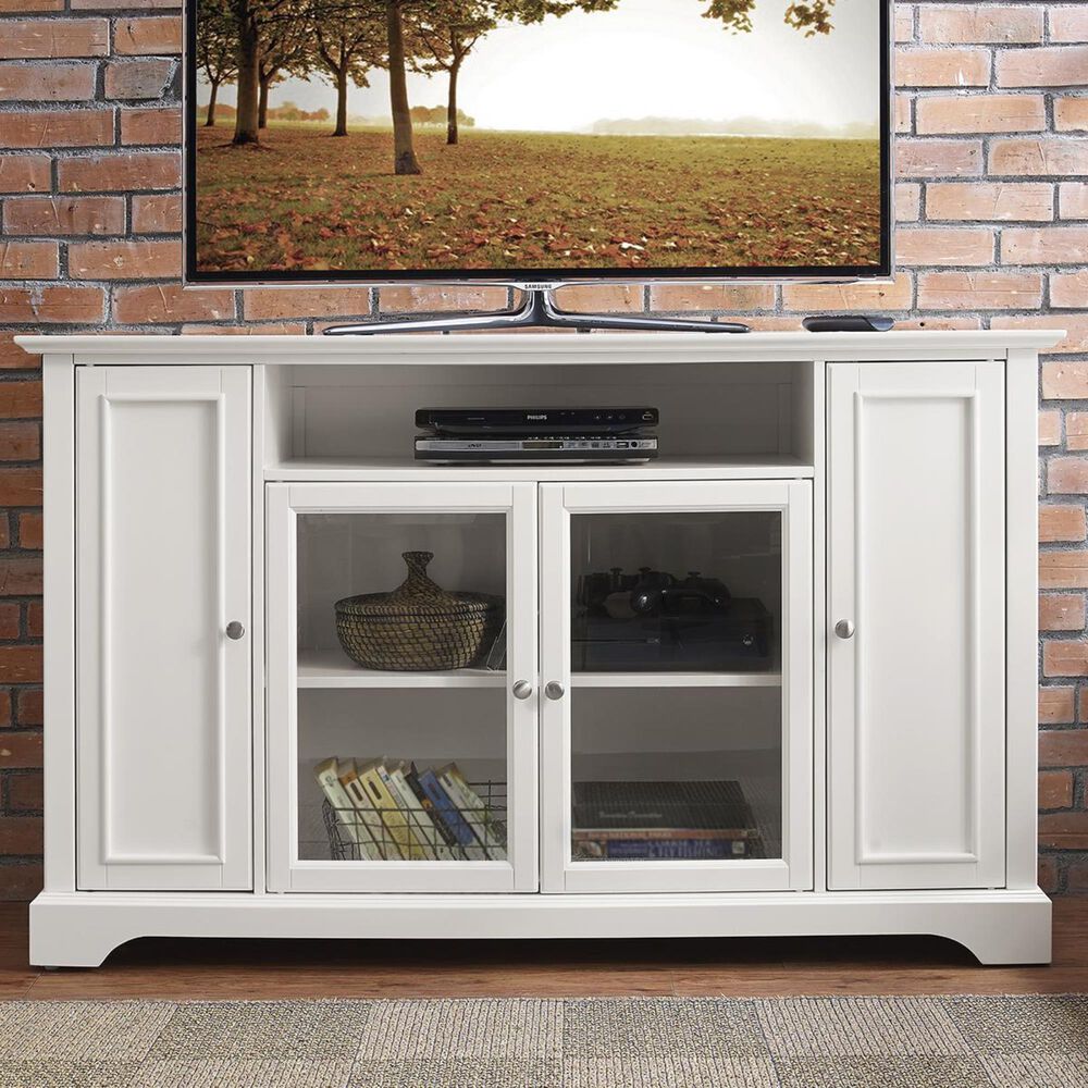 Crosley Furniture Campbell 60" Tv Stand In White Finish, , large